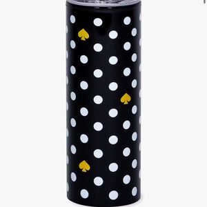 Kate spade polka dot travel mug Tumbler Polka Dot Blk Nwot